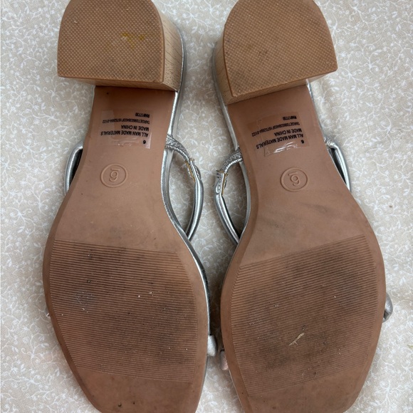 A New Day Women's Silver Heeled Sandals - Picture 4 of 4